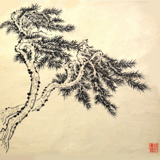 Traditional Chinese Tree Painting for Youth  